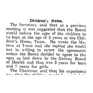 St Mary's Children's Home Tuam
