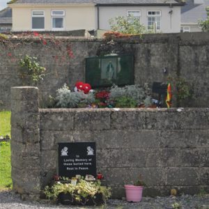 Memorial and Marian Shrine at Tuam Mother and baby home