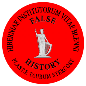 False history logo red 500