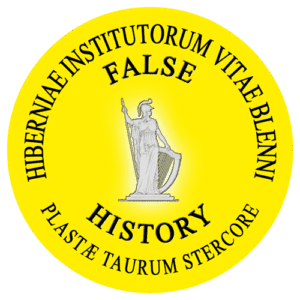 falsehistory logo yellow