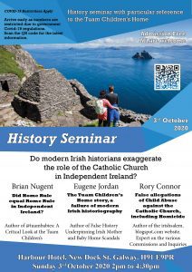 History Conference 3rd October 2020 Harbour Hotel Galway