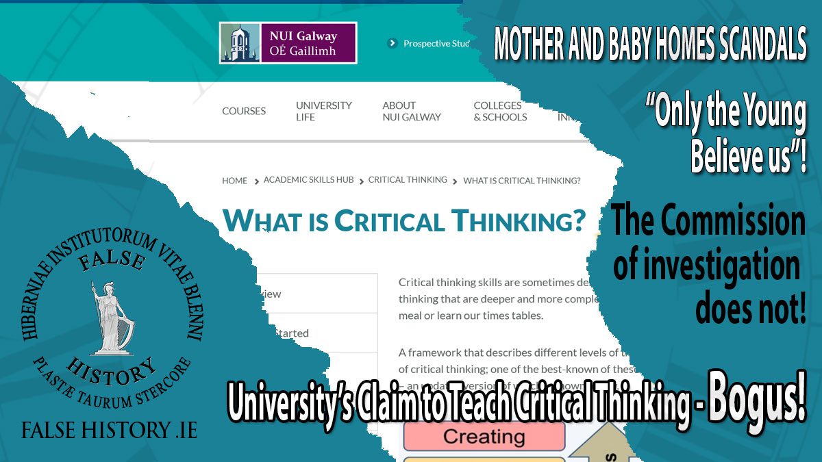Critical Thinking Skills Absent at Galway University