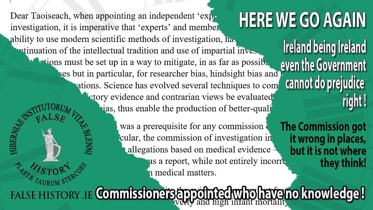 Letter to An Taoiseach the merry go round of investigations