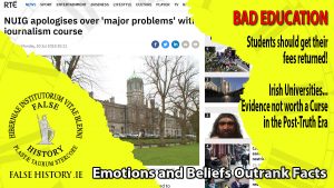 The post-truth affliction at NUI, Galway and other Irish universities