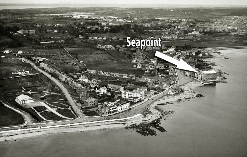 Aerial Photo of Salthill in the 1950s before land reclamation took place