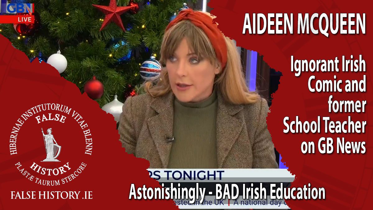 Aideen McQueen, ignorant Irish woman on GB News