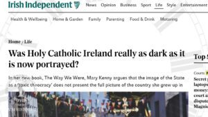 Ireland was never a theocracy. The notion is a figment of the imagination given false credibility by figures such as Prof Diarmaid Ferriter