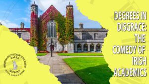 Irish Academia: A Theatre of the Absurd, Financed by the Taxpayer. Gawlay university quadrangle