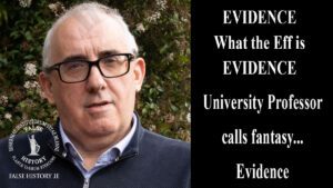 UCC professor has no idea of how to evaluate evidence