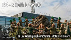 TG4 series "Ceartas Crua-Mná v An Dlí". Tá an teideal lán go barr le cac bó feimineach.